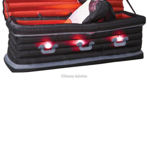 vampire rising from coffin